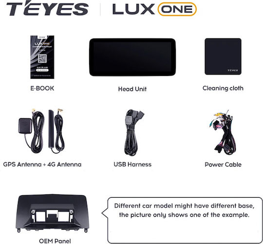 Teyes Sistem Audio Auto Pentru Mercedes-Benz Clasa B Skoda Rapid 2011-2018 Bluetooth USB Wi-Fi GPS Apple CarPlay Android Auto Partitură Cu Ecran Tactil 12.3"