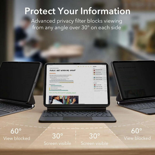 ESR Magnetic 0.33mm Privacy Screen Protector (iPad Air 13" 2025)