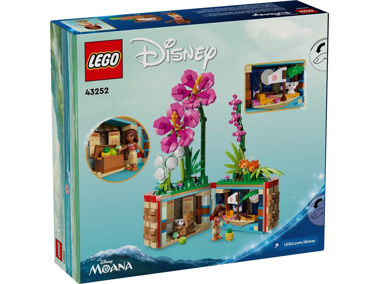 LEGO Disney Moana's Flowerpot pentru 9+ Ani 619buc 1661575