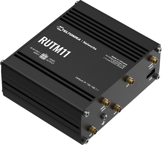 Teltonika RUTM11 v3 Ασύρματο 4G Router Wi‑Fi 5 με 3 Θύρες Gigabit