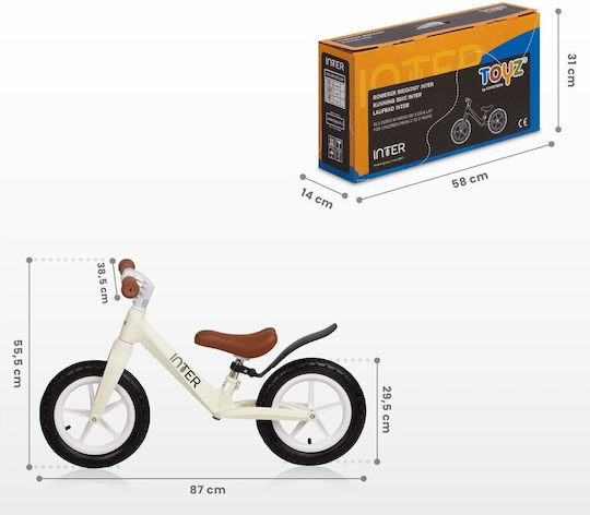 Toyz Kids Balance Bike Exter Rubber Pink