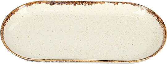 Porland Πιάτο Ρηχό Οβάλ από Πορσελάνη Μπεζ 30x30cm Porland Πιάτο Ρηχό Οβάλ από Πορσελάνη Μπεζ 30x30cm
