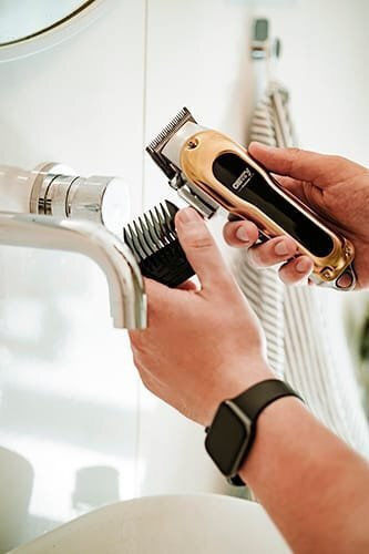 Camry Rechargeable Hair Clipper Gold CR2844