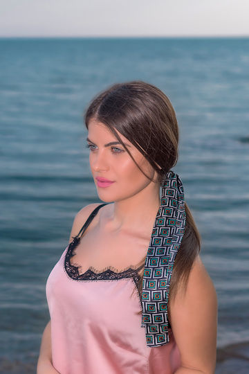 Silk Handmade Headband 130x6cm 5