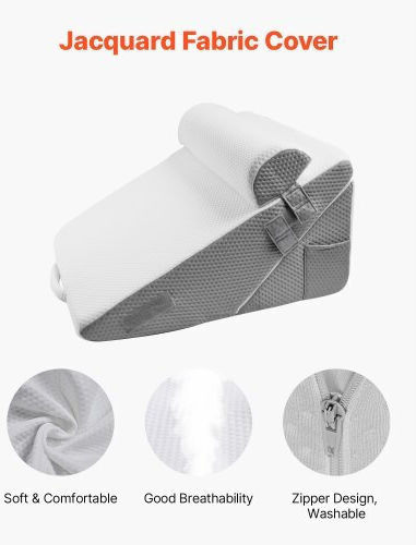 Vevor Pillow Massage for the Neck, the Back & the Legs White