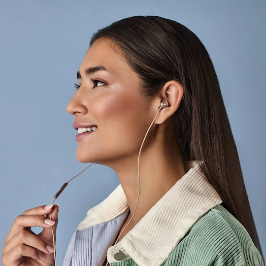 Energy Sistem In-ear Handsfree Ακουστικά με Βύσμα USB-C Ροζ Χρυσό