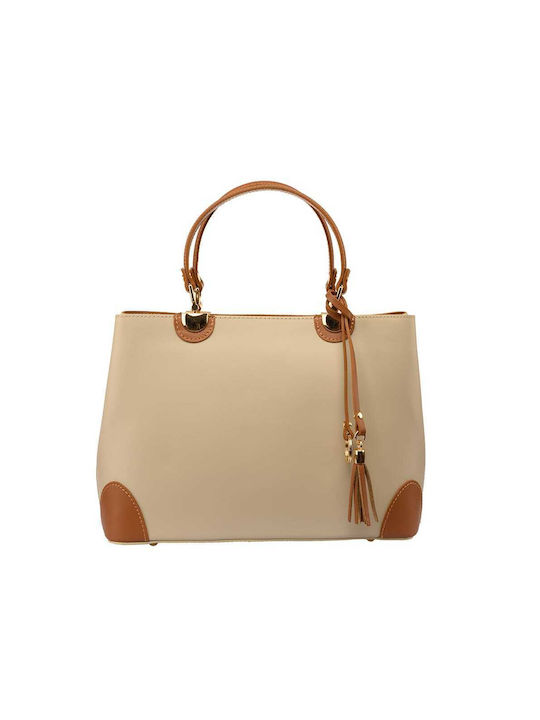 Leder Damenhandytasche Beige