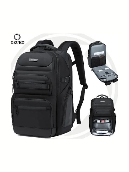 Ozuko Backpack Αδιάβροχο Μαύρο