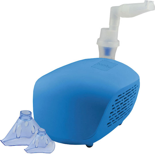 Nebulizator de acasă Sanity Ap 2819 Nebulizator cu compresor Masca pediatrică Masca pentru adulți Albastru