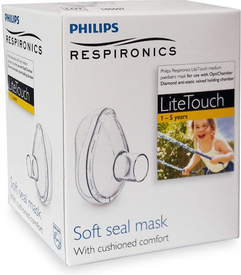 Litetouch Philips Respironics Inhalationskamera-Set Mittlere Maske Alter 1-5