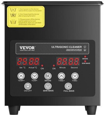 Vevor Ultrasonic Cleaner 2L Basket Timer 60W Hgkcsbqxj2la0jzlzv2