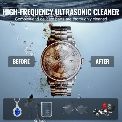Vevor Ultrasonic Cleaner 2L Basket Timer 60W Hgkcsbqxj2la0jzlzv2