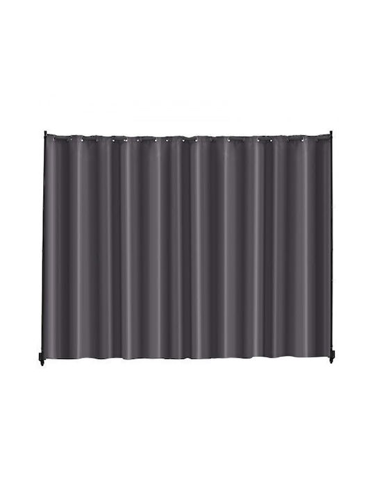 Vevor Portable Room Divider Wheels Gray Privacy Screen Blpf96120incwmuxev0