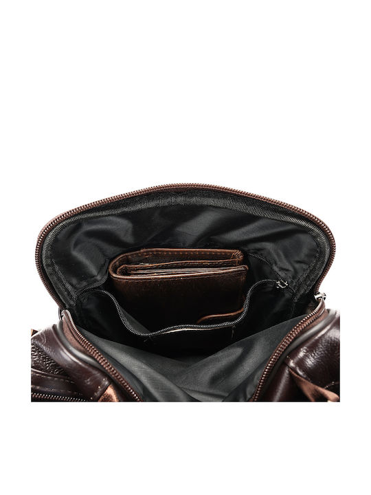 Piele Geantă pentru bărbați De umăr / tip crossbody Maro