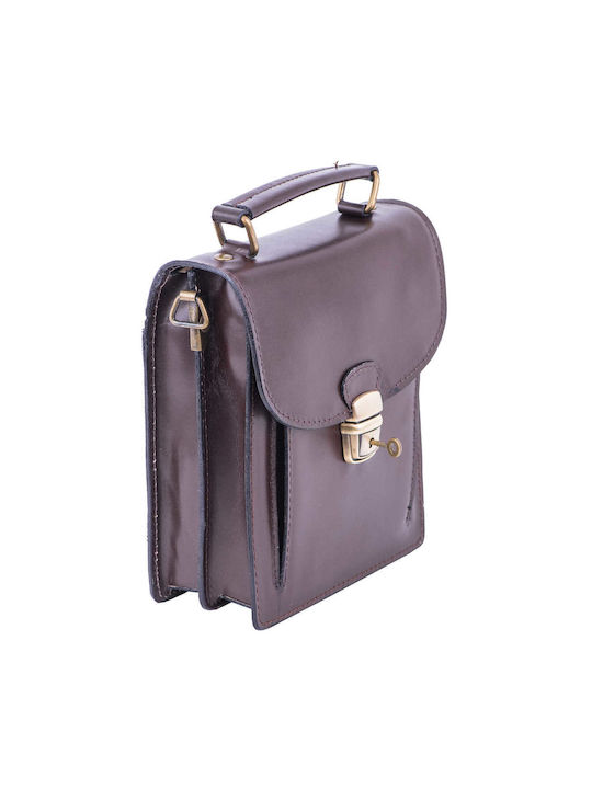 Leather Men's Bag Shoulder / Crossbody Brown