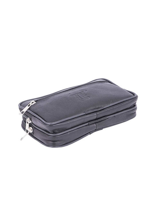 Piele Geantă pentru bărbați De umăr / tip crossbody Neagră