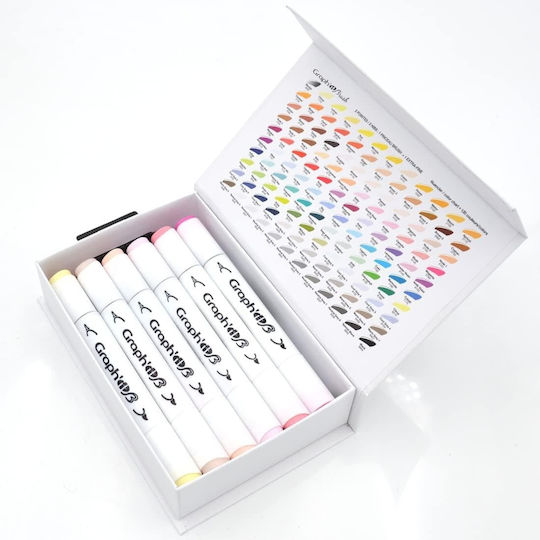 Graph' it Manga Shojo Markers Multicolour 12pcs