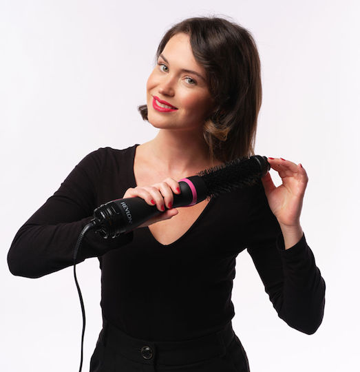 Revlon Perie Electrică cu Aer & Cap Rotativ pentru Bucle 1100W