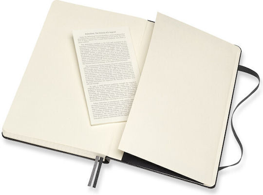 Moleskine Notebook Large 13x21 Notebook 400 Sheets Square Black