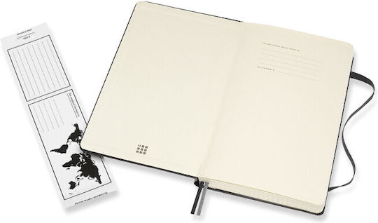 Moleskine Notebook Large 13x21 Notebook 400 Sheets Square Black