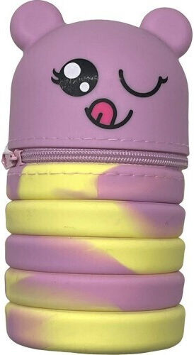 Must Team Pencil Case Silicone Barrel Light Blue