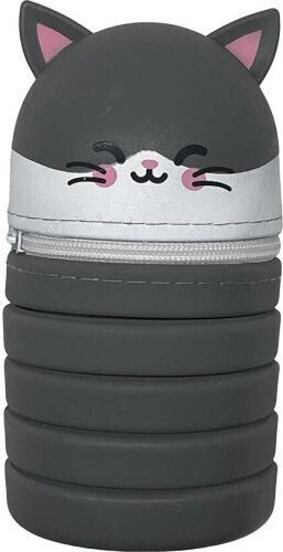 Must Team Pencil Case Silicone Barrel Light Blue