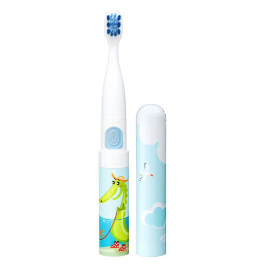 Vitammy Smile Children's Electric Toothbrush with Chronograph for 3+ Years Crocodile with Travel Case