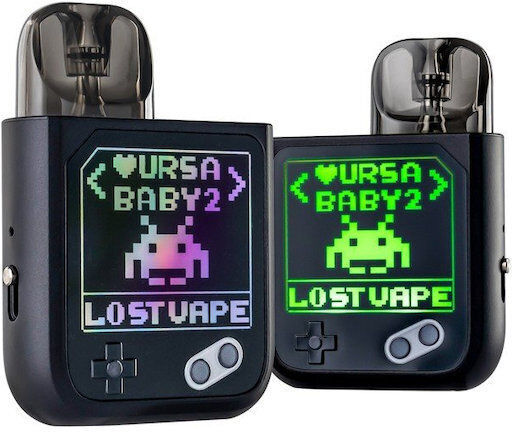 Lost Vape Ursa Baby Pod Kit 2ml με Ενσωματωμένη Μπαταρία 900mAh Black