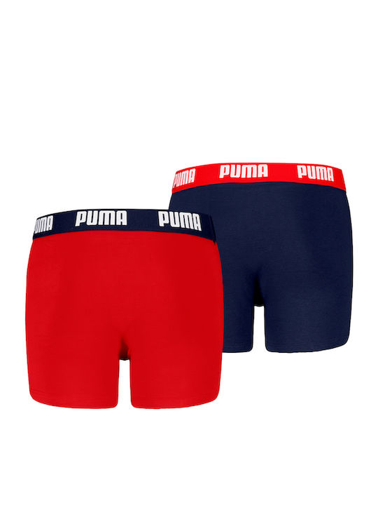 PUMA BASIC Σετ Παιδικά Μποξεράκια Κόκκινα 2τμχ PUMA BASIC Σετ Παιδικά Μποξεράκια Κόκκινα 2τμχ