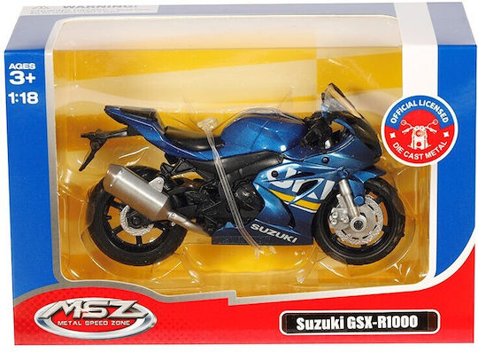 Model 1:18 Suzuki Gsx-r1000 Blue