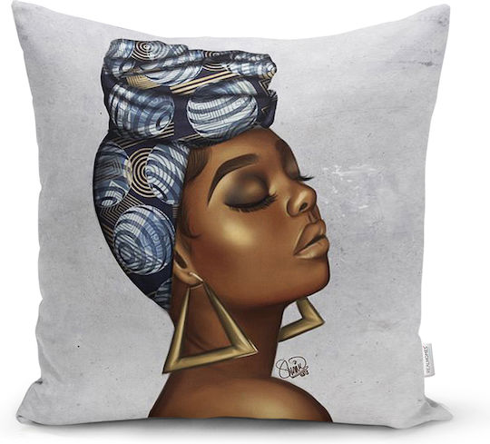 Sette Colori Throw Pillow Cover 279 Gray 45x45cm