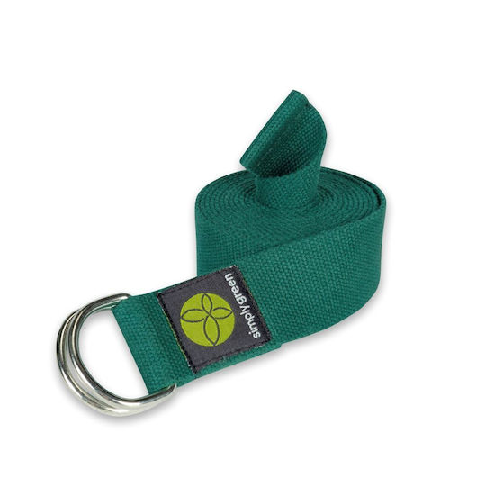 Yoga Strap D-ring 2.50m Forest Green