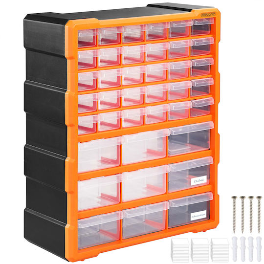 Monzana Small Parts Organizer 47.5x38x16cm 39 Slots