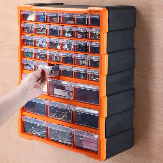 Monzana Small Parts Organizer 47.5x38x16cm 39 Slots