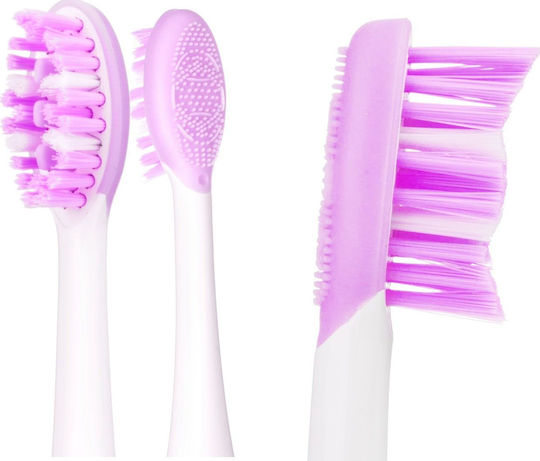 Vitammy Water Flosser Batteriebetrieben mit Drucksensor und Reisetasche Rosa