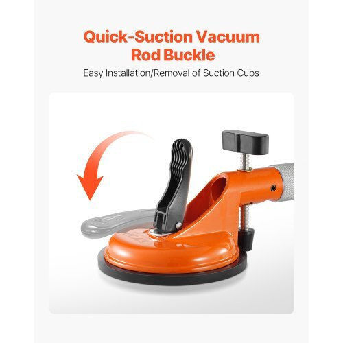 Vevor Aluminum Single Work Suction Cup 127mm with Max Lifting Weight 50kg