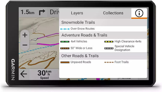 Garmin Dispozitiv de Navigație GPS Tread cu Ecran 6" Bluetooth / USB & Slot card