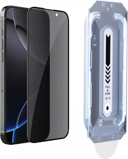 Nillkin Guardian 2.5D 0.25mm Privacy Tempered Glass Black (iPhone 17 / 17 Pro / 16 Pro)