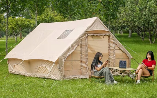 Table Steel for Camping Foldable 120x90x45cm Black