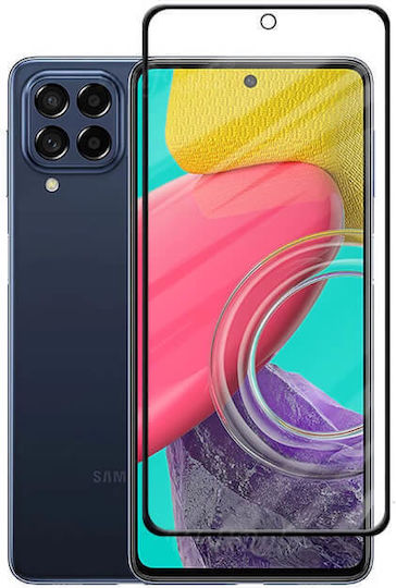 Vollkleber Vollflächig gehärtetes Glas Schwarz (Galaxy M53 5G)