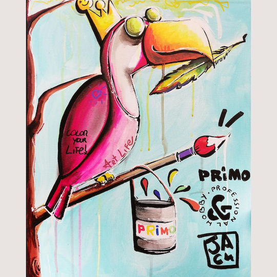 Primo Acryl Ακρυλικό Χρώμα Ζωγραφικής Μαύρο 75ml