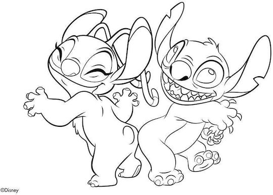 Lilo & Stitch Drawing Pad 23x33cm 40 Sheets Various Designs 0564982 Diakakis