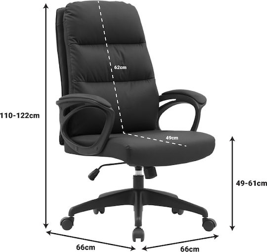Pakketo Enfiria Executive Office Chair With Recline Black