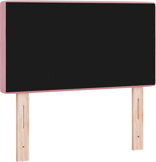 vidaXL Stoff Kopfstütze für Bett Rosa 80x88cm
