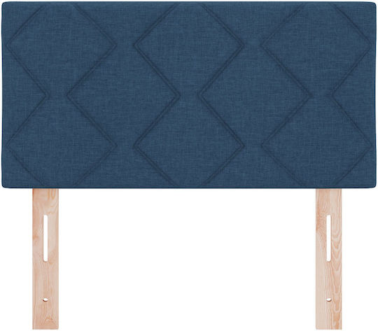 vidaXL Hölzernes Kopfstütze für Betten Blau 80x78cm