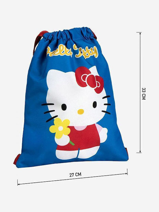 Cerda Hello Kitty Παιδική Τσάντα Μπλε 33x27εκ.