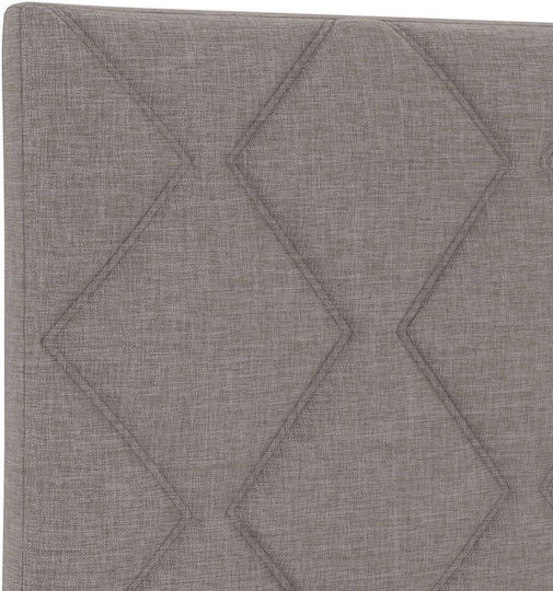 vidaXL Stoff Kopfstütze für Betten Tabac Braun 90x88cm