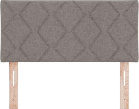 vidaXL Stoff Kopfstütze für Betten Tabac Braun 90x88cm