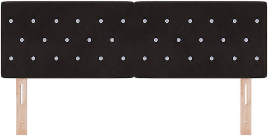 vidaXL Kopfstütze Für Betten Hölzernes Schwarze 140x88cm