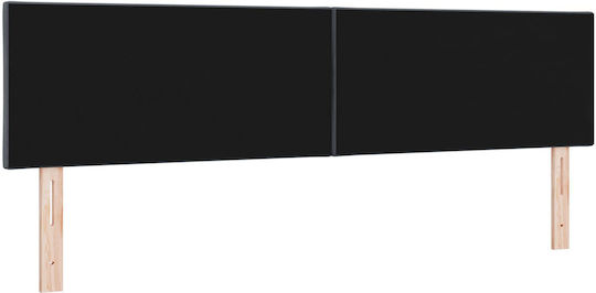 vidaXL Hölzernes Kopfstütze für Betten Dunkelgrau 180x88cm
